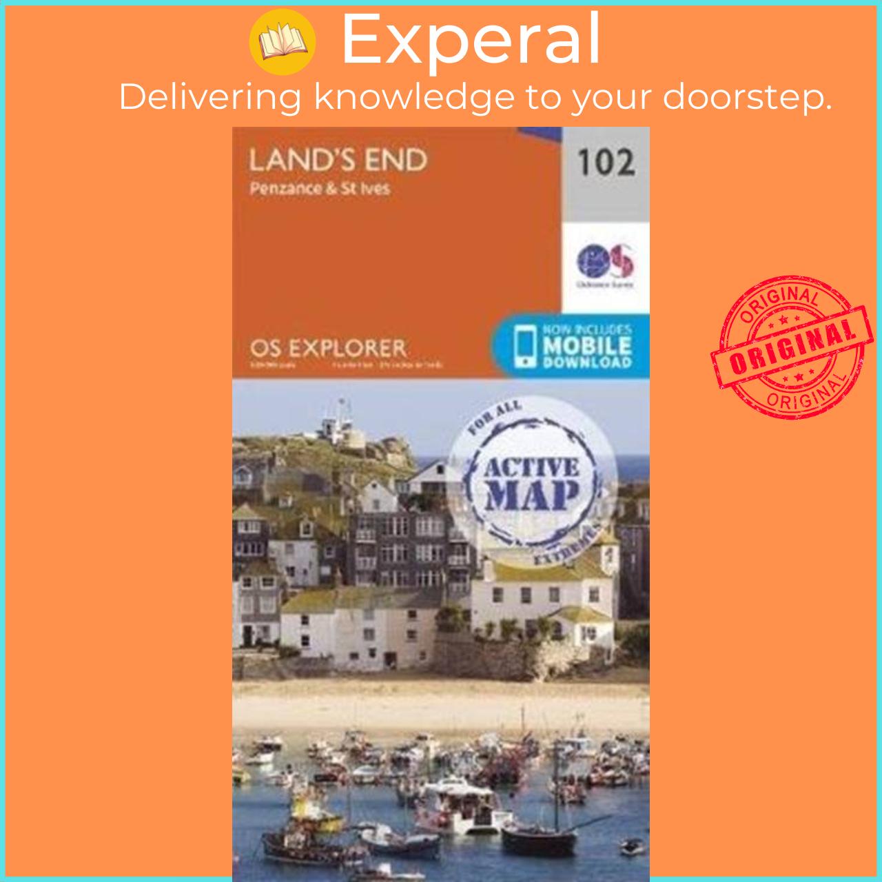 Sách - Land's End - Penzance & St Ives by  (UK edition, paperback)