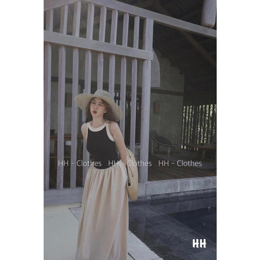VÁY ĐI CHƠI, VÁY MAXI YẾM PHA CỰC HOT