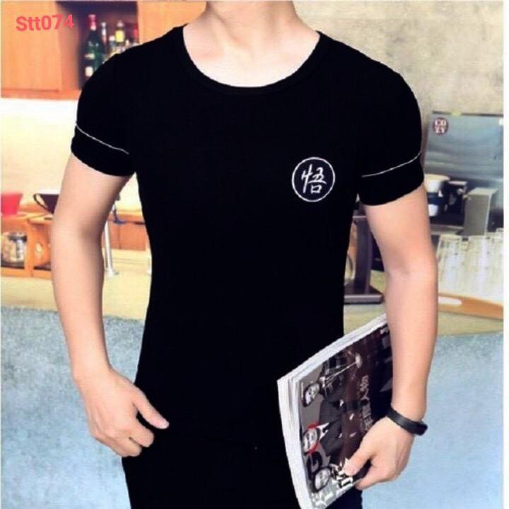 Bộ hè nam, bộ thể thao tập gym logo tàu cá tính