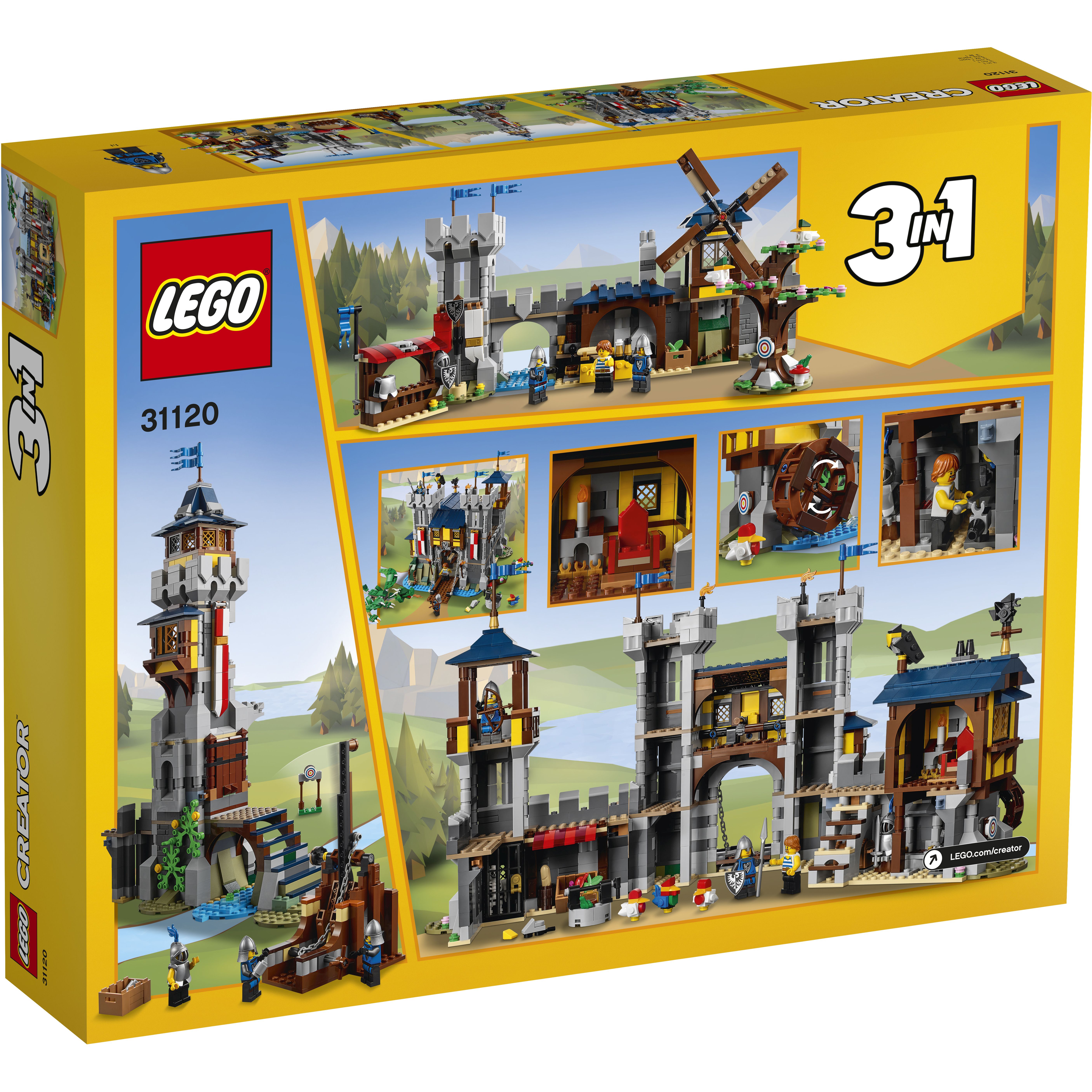 LEGO Creator 31120 Lâu đài thời trung cổ (1426 chi tiết)