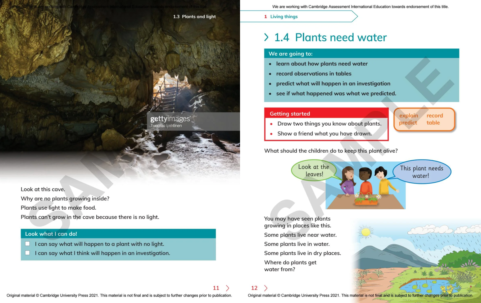 Cambridge Primary Science Learner's Book 1 With Digital Access (1 Year) 2nd Edition