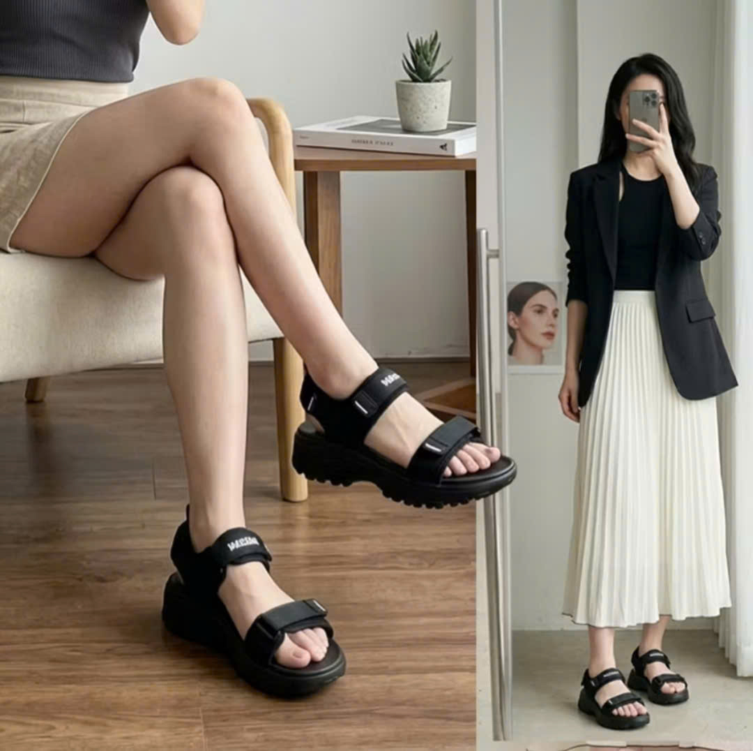 Giày sandal nữ, sandal học sinh VN2518 size 35-39. Hàng Việt Nam chất lượng xuất khẩu