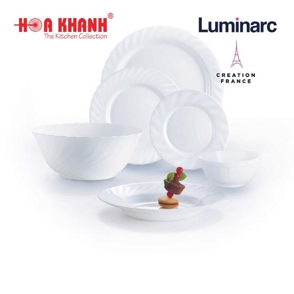 Tô Thủy Tinh Luminarc Diwali Trianon Trắng 18cm - bộ 6 tô - N3651