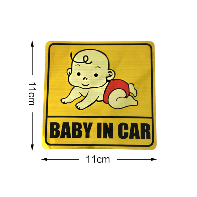 Hình dán phản quang BABY IN CAR