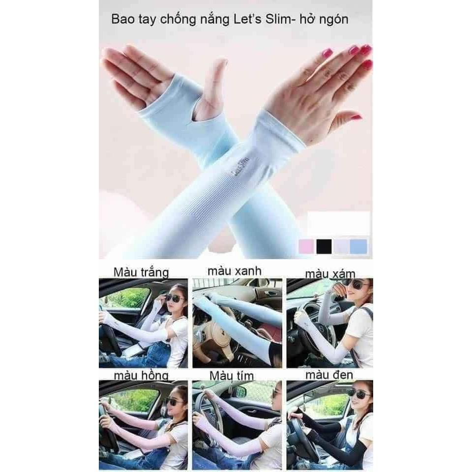 - Bộ 2 Ống Tay Chống Nắng, Găng Tay Chống Nắng Hàn Quốc Let's slim
