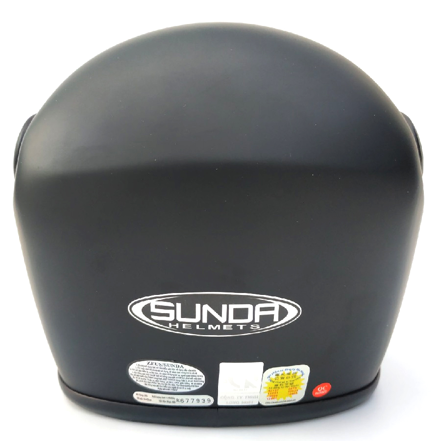 Mũ bảo hiểm fullface hàm SUNDA 555 trơn