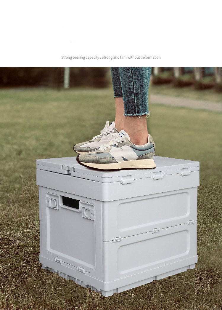 Hộp Đựng Đồ Vật Dụng Cắm Trại Kiêm Bàn Ăn gập mở xếp gọn Camping Box Table