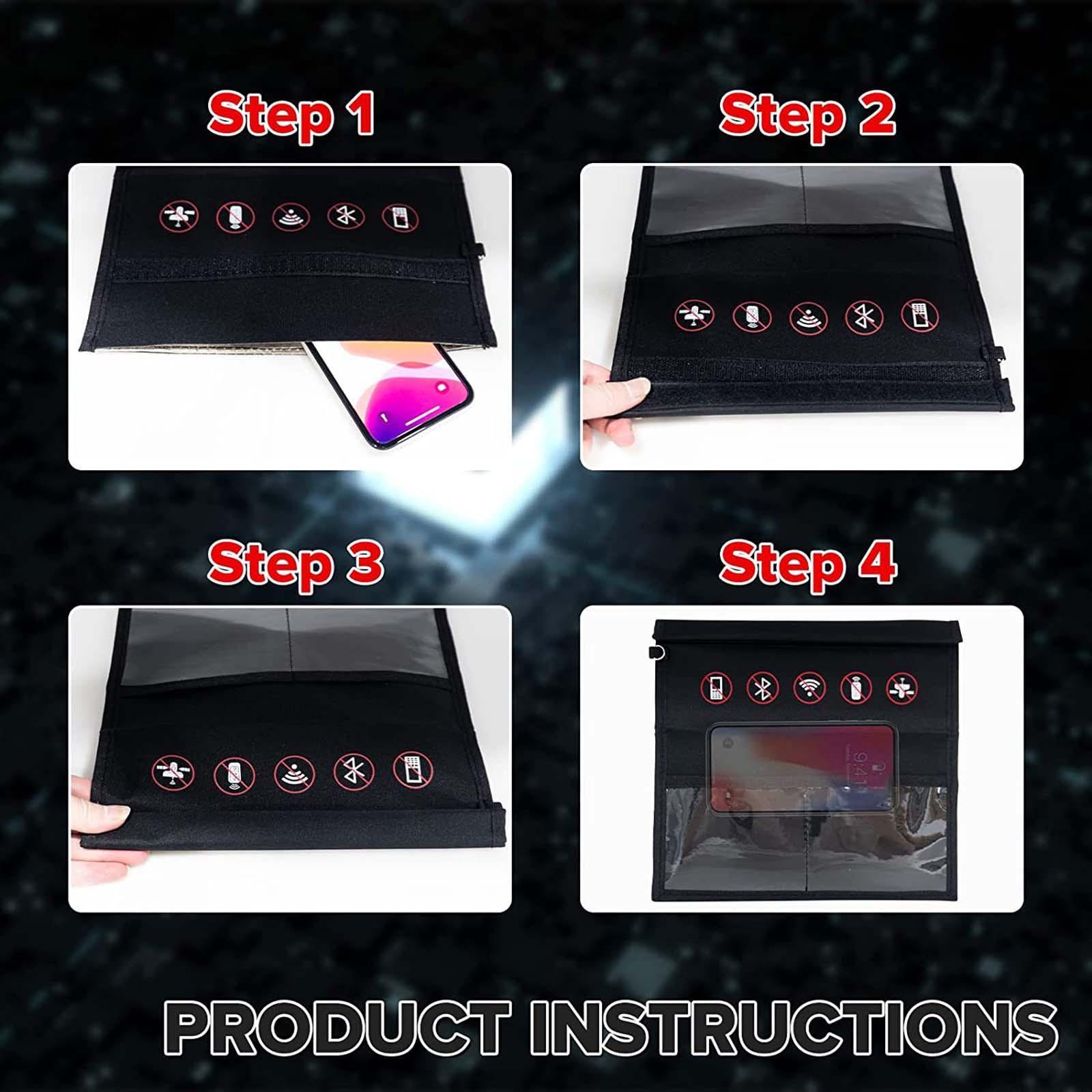 Signal Blocking Bag Polyester for Signal Blocking Car Key Privacy Protection