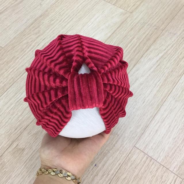 Turban nhung - Vàng phồng,4-6 ký