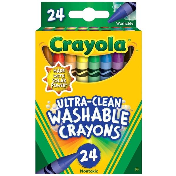 Hộp 24 Bút Màu Sáp Rửa Được - Crayola 526924