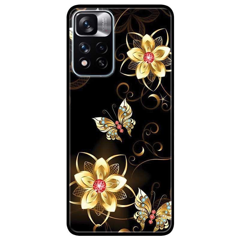 Ốp lưng dành cho Xiaomi Redmi Note 11 Pro 5G  - Bướm Hoa Vàng