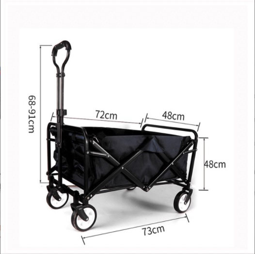 Xe kéo hàng kéo hành lý xếp gọn NATURE OUTDOOR 150kg