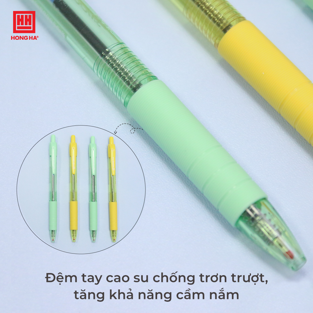 Hộp 12 bút Semi Gel Hồng Hà 0.7mm - 2610