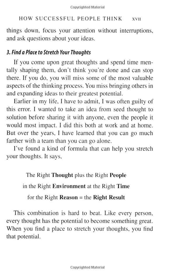 How Successful People Think: Change Your Thinking, Change Your Life (Hardcover)