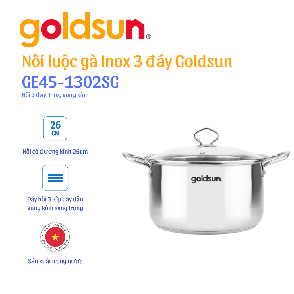 Nồi Inox Goldsun GE45-1302SG