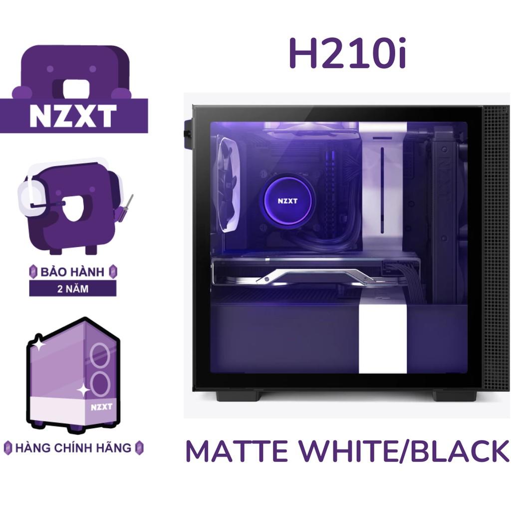 Vỏ Case Máy Tính NZXT H210i Màu Trắng Sần - Hàng Chính Hãng