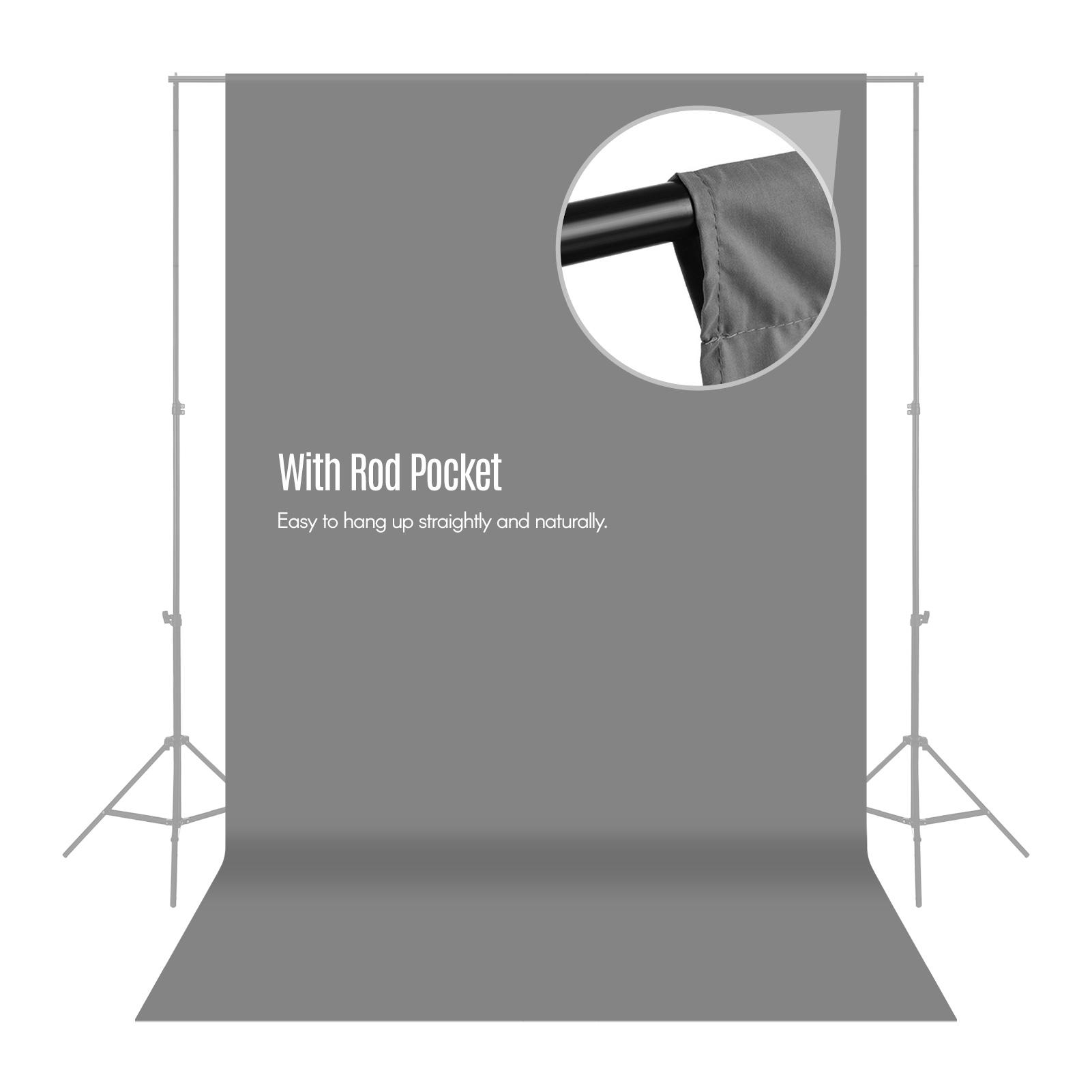 Phông nền Polyester-Cotton Blended cho Video Ảnh trong studio,kích thước 1,8 x 3 Mét / 6 x 10Ft