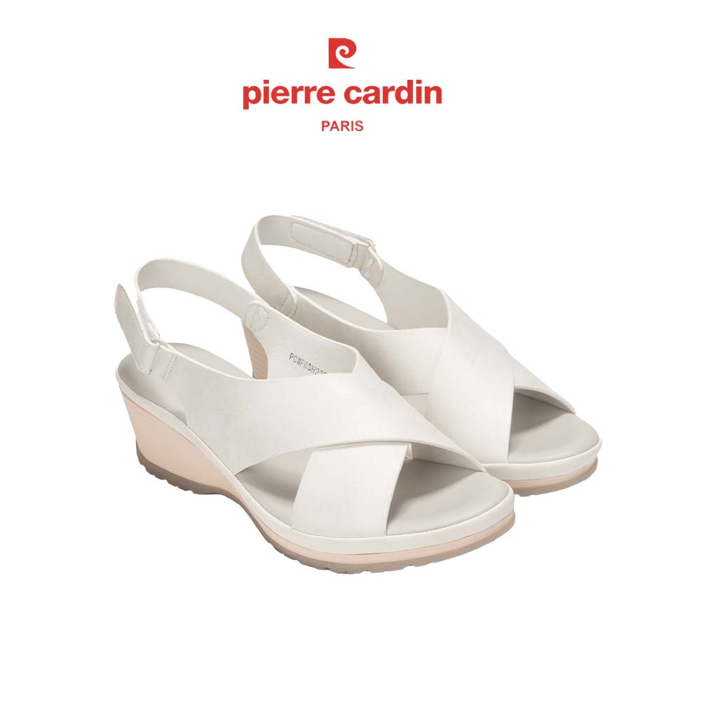 Sandal Nữ Cao Gót Da Bò Ý Pierre Cardin - PCWFWS 235