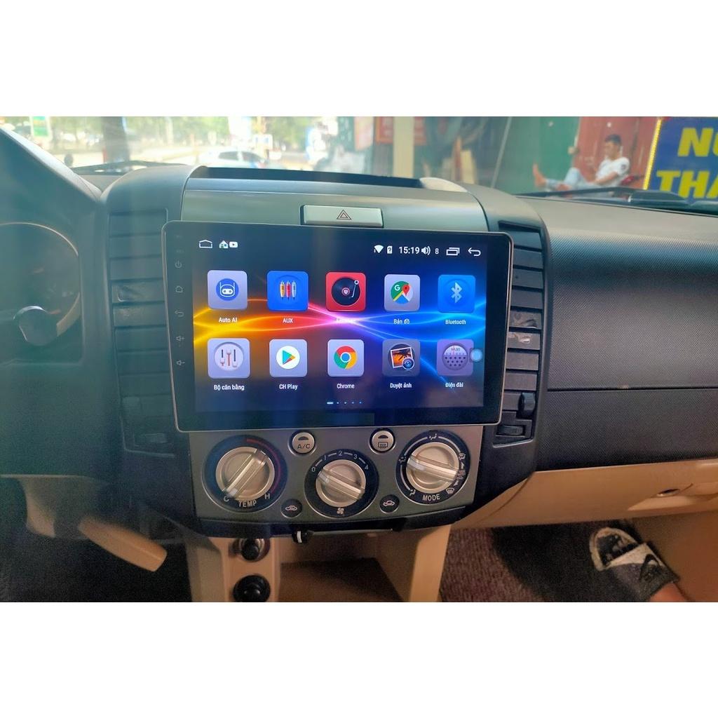 Mặt dưỡng kèm dây nguồn lắp màn hình android cho xe FORD EVEREST