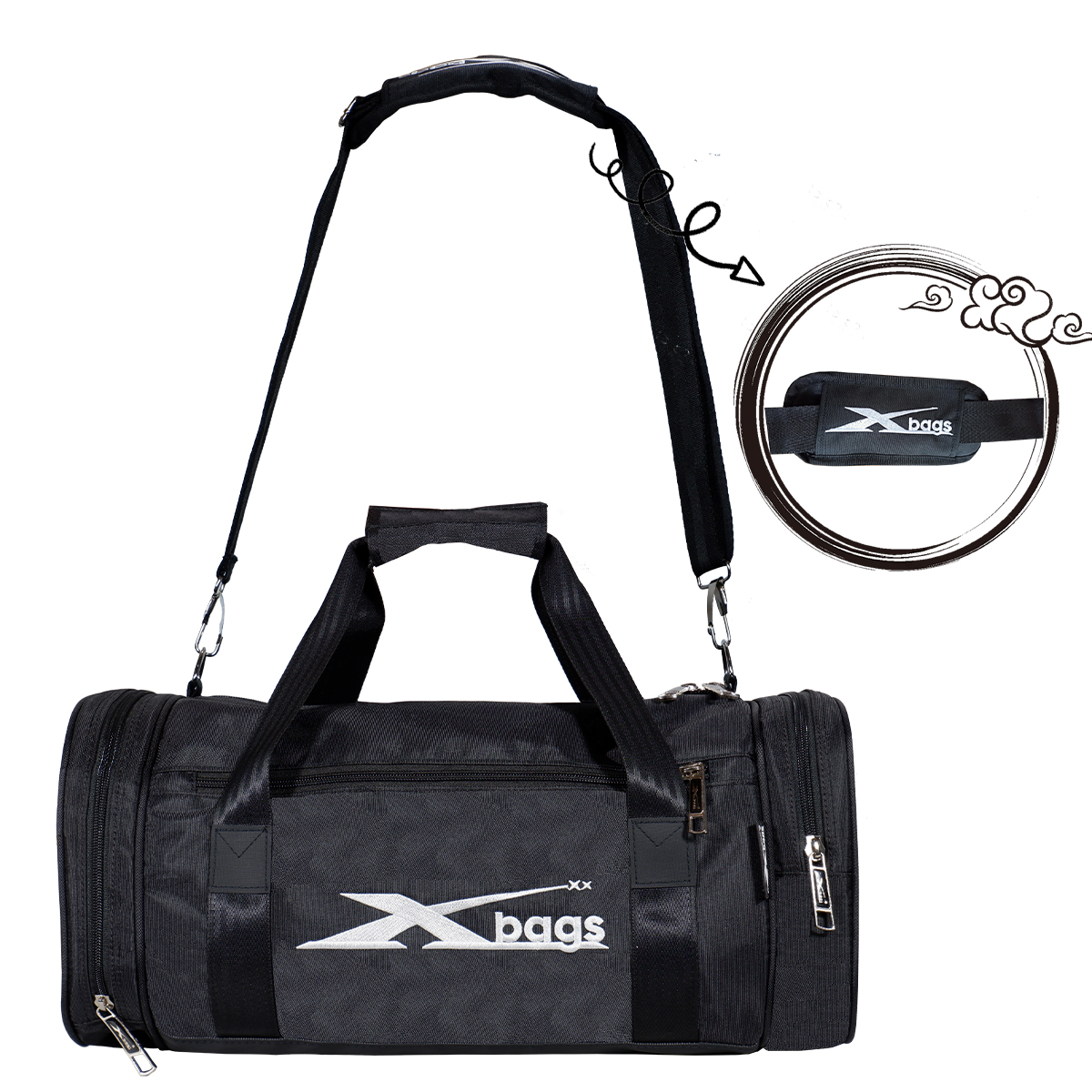 Túi trống đựng đồ gym Xbags Xb 6001 túi du lịch nhỏ có ngăn để giày