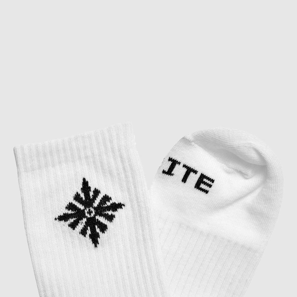 Vớ/Tất cổ cao White Brilliante LDV Socks