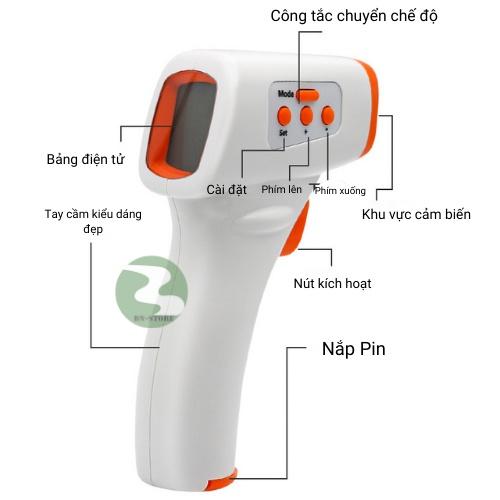 Nhiệt kế điện tử hồng ngoại thú y 1s ra kết quả