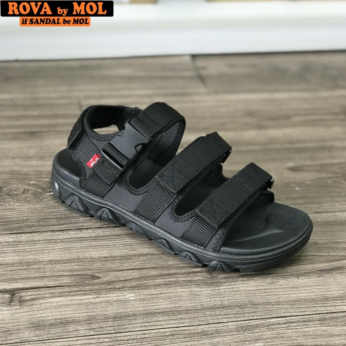 Sandal nam 3 quai dán xé hiệu Rova RV603BB