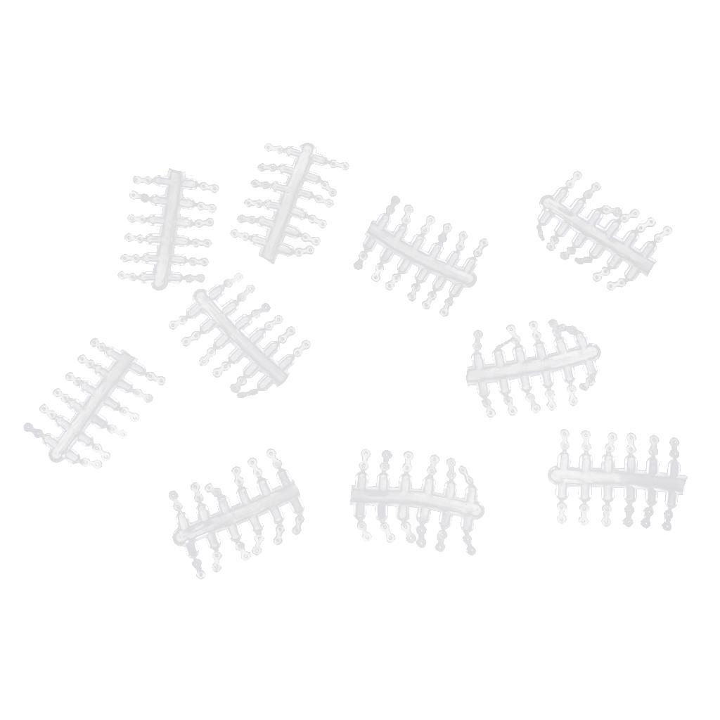 10pcs/lot Carp Fishing Boilie Inserts Hair Rig Fishing Bait Double Ring Clear Stoppers Carp Fishing Tackle Hair Stops