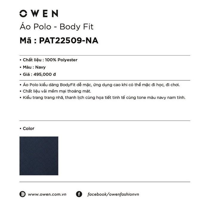 OWEN - Áo polo nam Owen màu xanh đen 22509 - Áo thun ngắn tay có cổ nam