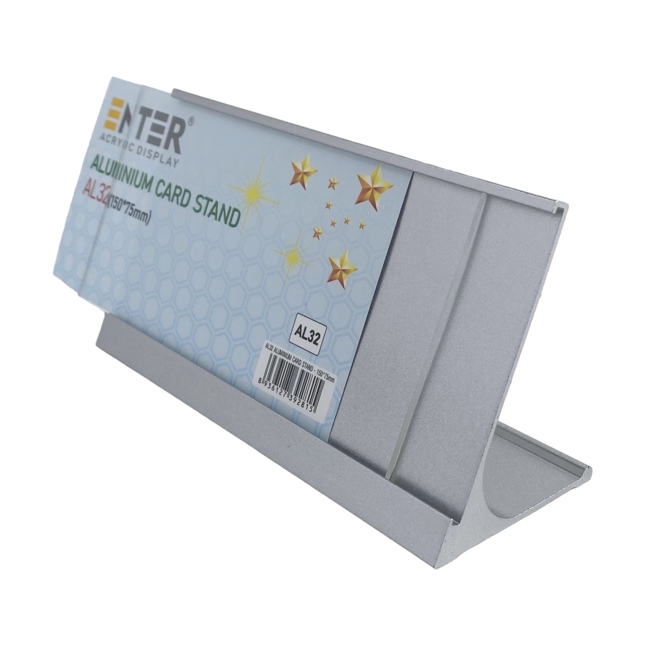 Bảng thông tin để bàn nhôm Enter AL32 150x75mm, Khung thông tin sản phẩm, Khung bảng giá, Kệ trưng bày để bàn