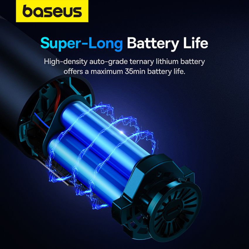 Máy hút bụi cầm tay Baseus A5 Car Vacuum Cleaner 130W 16000pa 7500mAh- hàng chính hãng