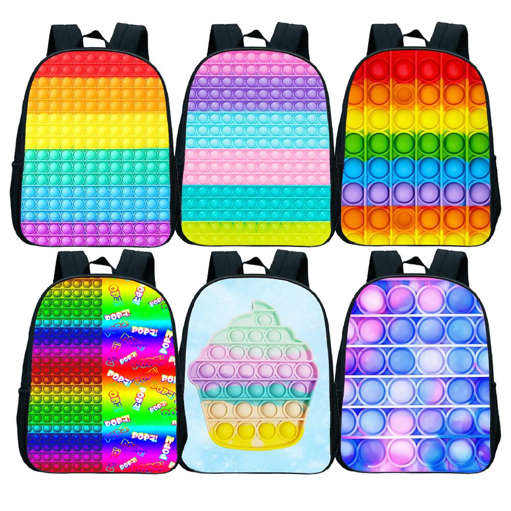 Ba Lô Mẫu Giáo Trẻ Em Pop Nó Mini Có Túi Trẻ Em Hoạt Hình Sinh Đựng Tập Đi Ba Lô Mochila Infantil Bé Gái Bé Trai Toddl Tặng