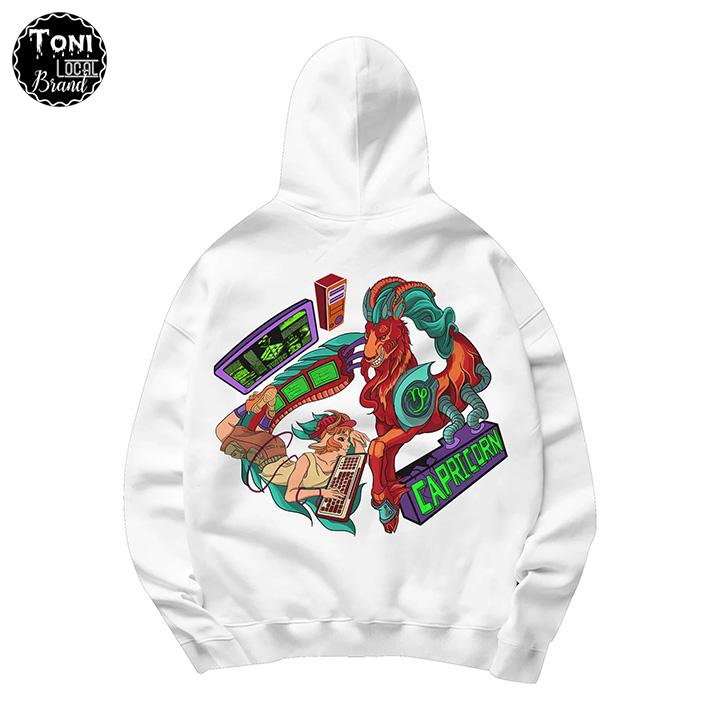 Áo Hoodie Local Brand Unisex MA KẾT Nỉ Bông Form Rộng Full Box (HD9060L - Bộ Sưu Tập 12 Cung Hoàng Đạo)