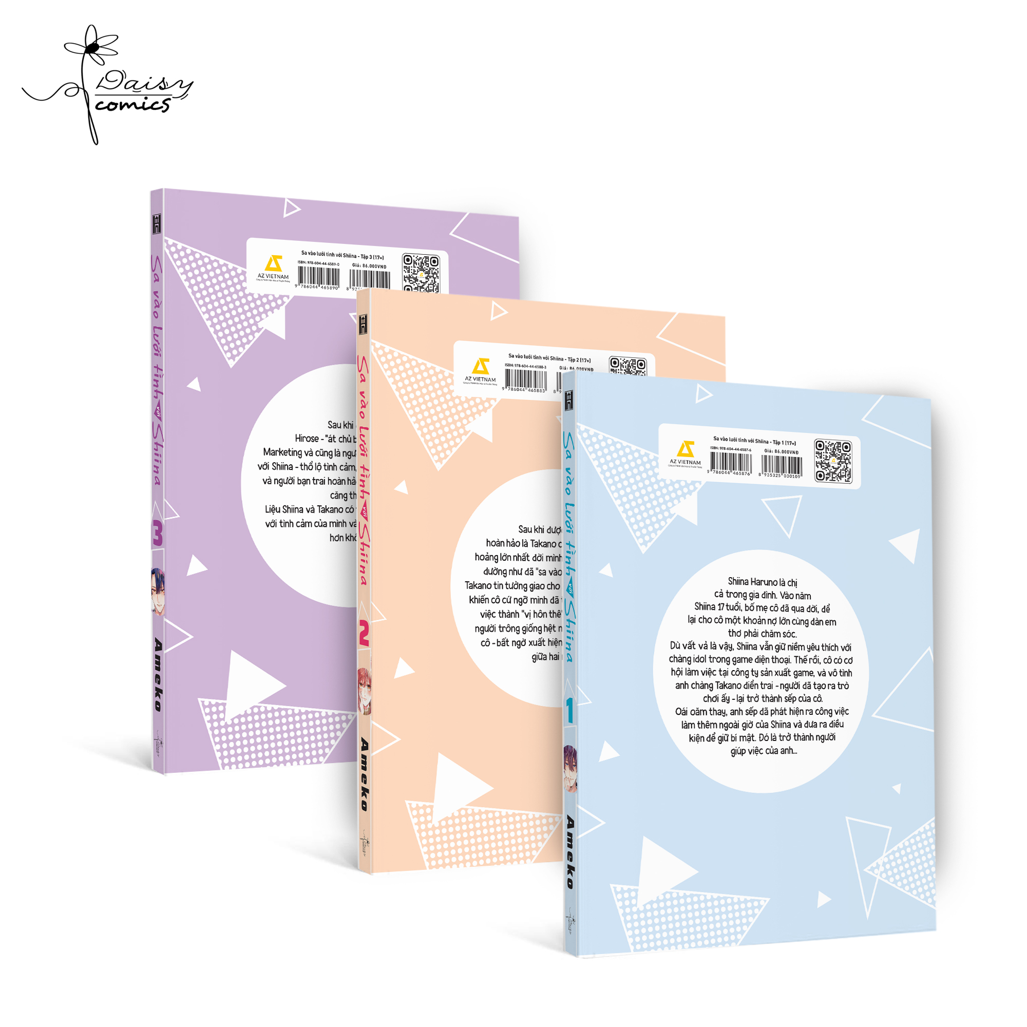 Sách Sa Vào Lưới Tình Với Shiina - Combo 3 Tập