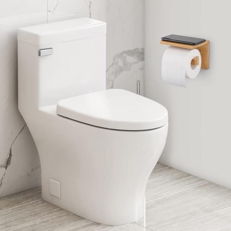 Giá kệ gỗ để giấy vệ sinh trang trí treo trường dùng cho nhà nghỉ khách sạn