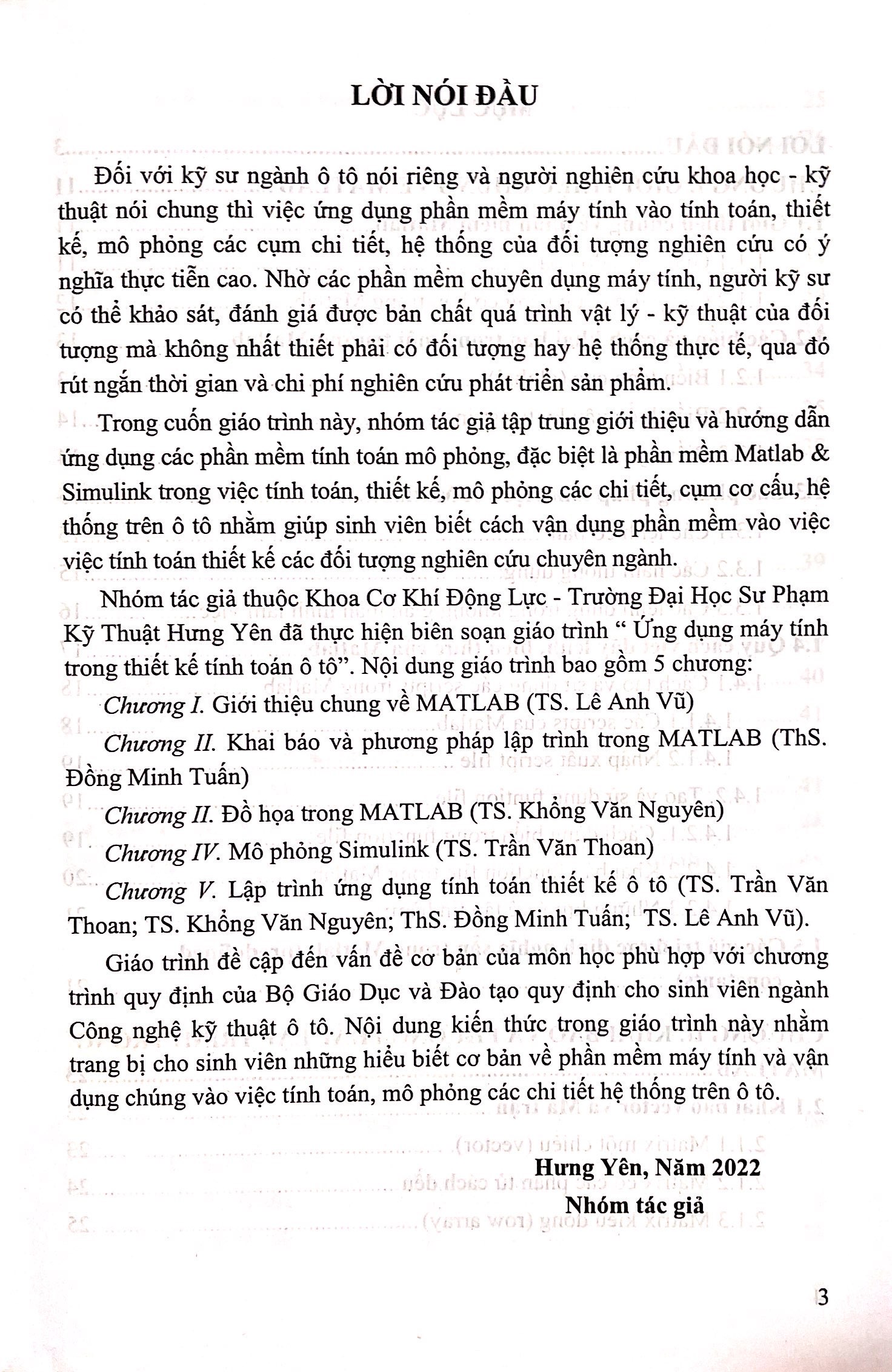 Giáo Trình Ứng Dụng Máy Tính Trong Thiết Kế Tính Toán Ô Tô