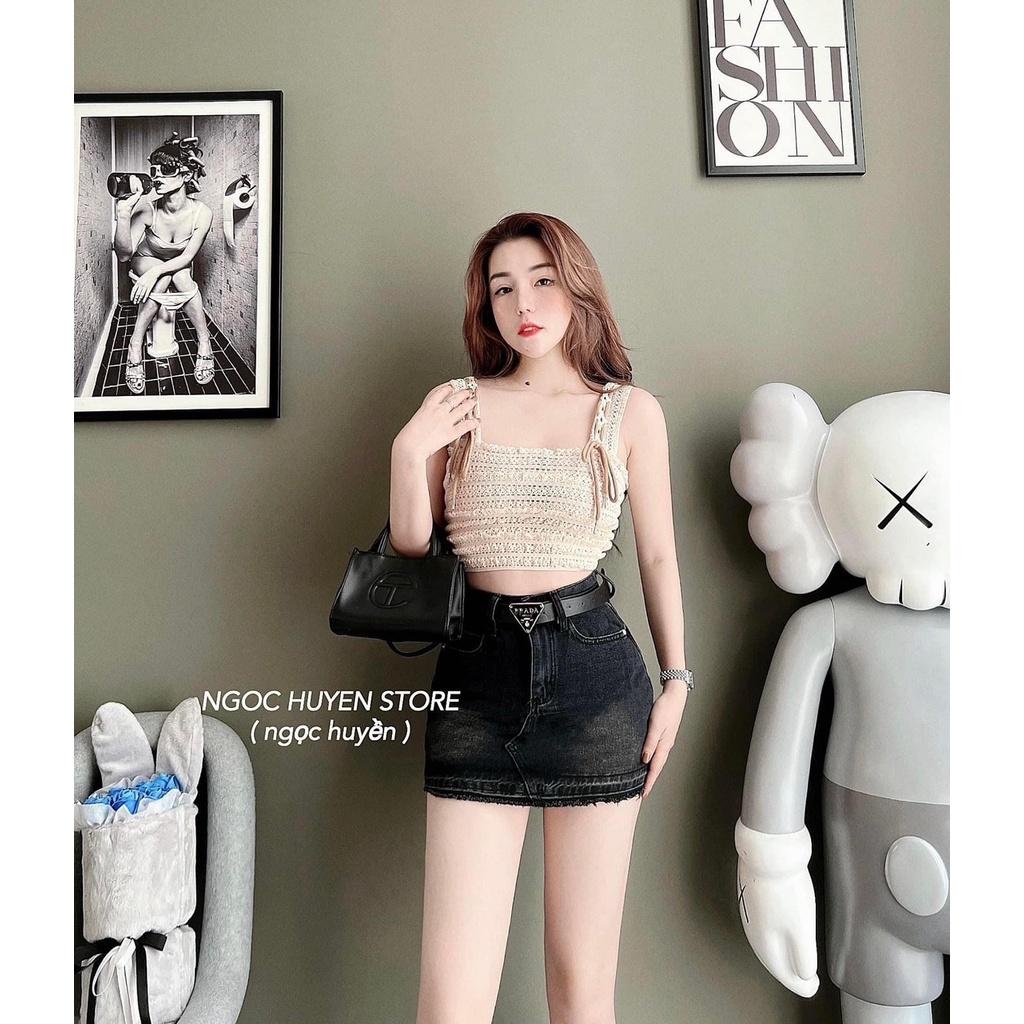 ÁO REN CÁNH TIÊN, NƠ CROPTOP CỰC XINH LUN Ạ