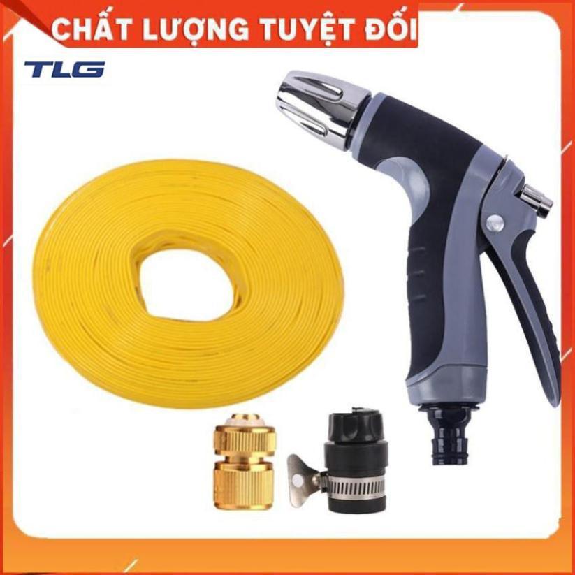 Bộ dây và vòi xịt tăng áp rửa xe tưới cây 20M  206817