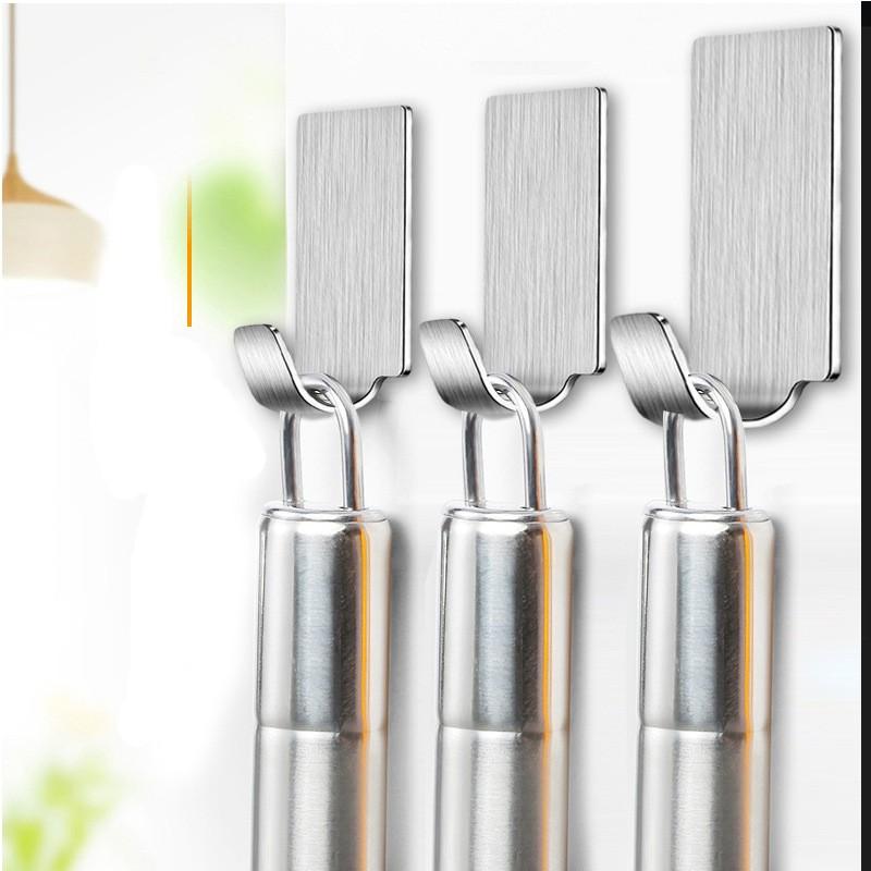 Móc Dán Tường Chịu Lực Móc Inox 304, Móc Treo Đồ Nhà Bếp Đa Năng
