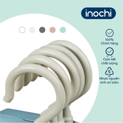 Móc áo xoay Inochi- Hara 176 màuTrắng ngọc/ Trắng kem/ Ghi sữa/ Hồng nhạt/ Xanh bạc hà