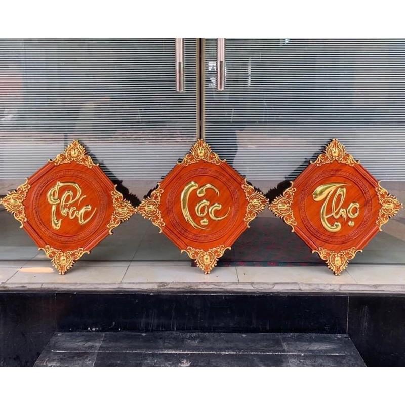 Tranh Gỗ Phúc Lộc Thọ