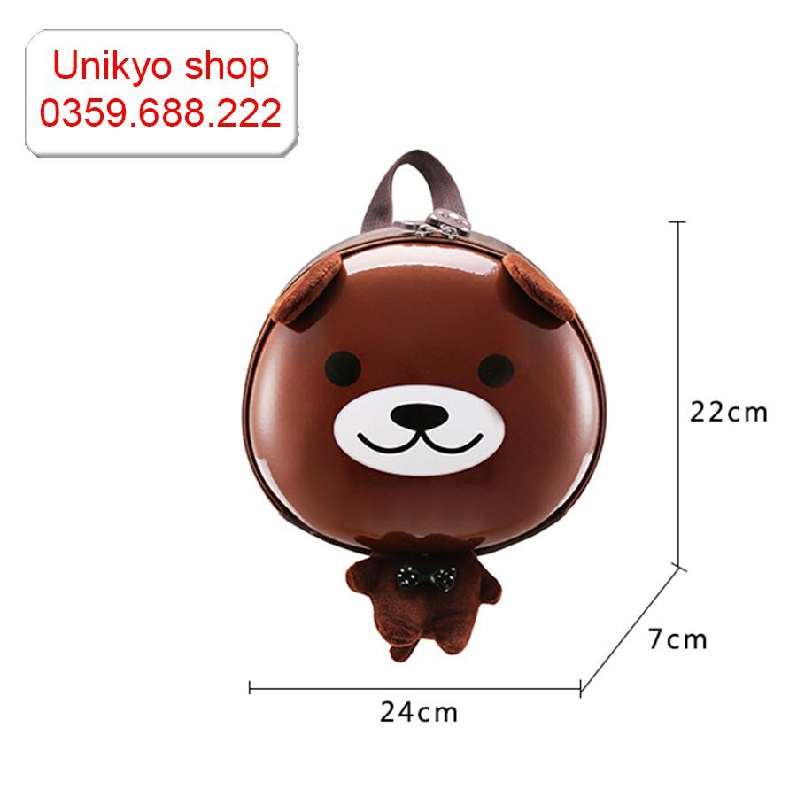 Balo trứng cho bé yêu ba lô trẻ em bé trai gái mầm non chống nước Unikyo MN01