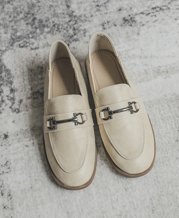 Giày Loafer Moca Nữ Da Mềm Màu Đen Nude Sáng Dáng Bệt Thấp Mềm Mại - Phong Cách Hàn Quốc Cao Cấp Có Sẵn Freeship