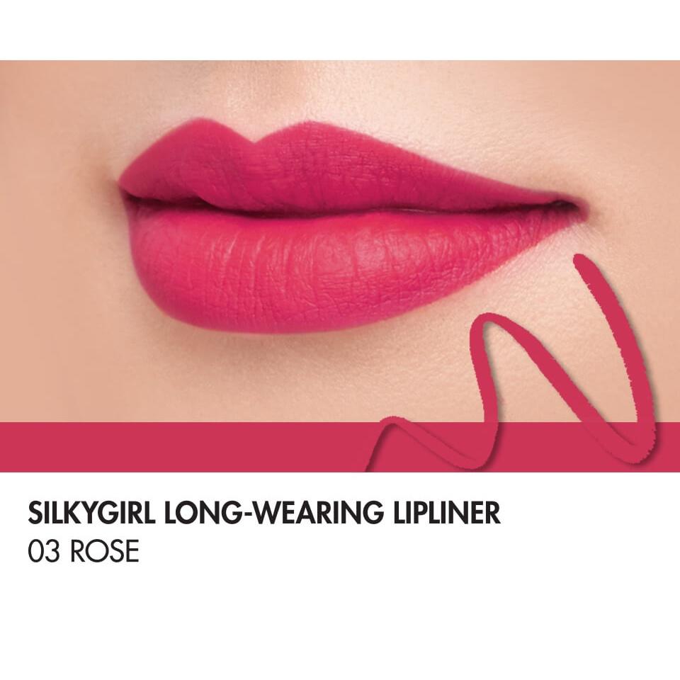 Chì Kẻ Viền Môi Mềm Mượt Silkygirl Long Wearing 0.35g