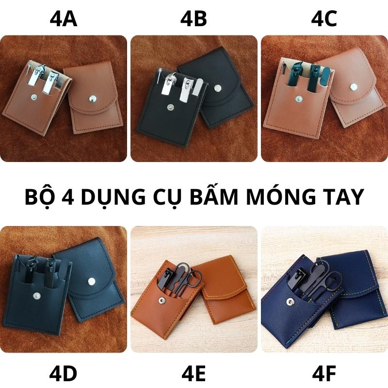 Bộ Bấm Móng Tay Cao Cấp Thép Không Gỉ - Bộ Cắt Móng Tay Tiện Lợi – Dụng Cụ Làm Móng Sandrine BMT1 - Hàng Chính Hãng