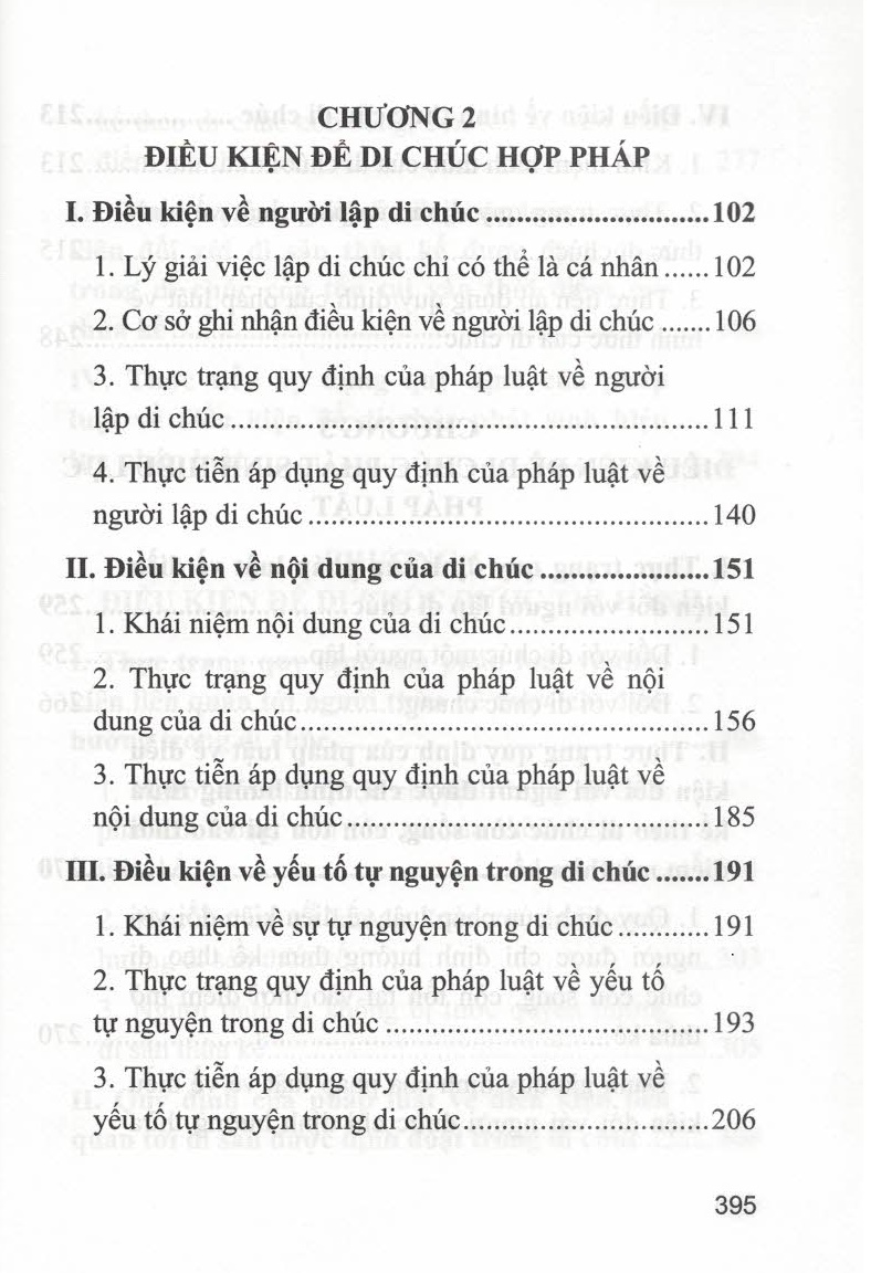 Di chúc và điều kiện có hiệu lực của di chúc