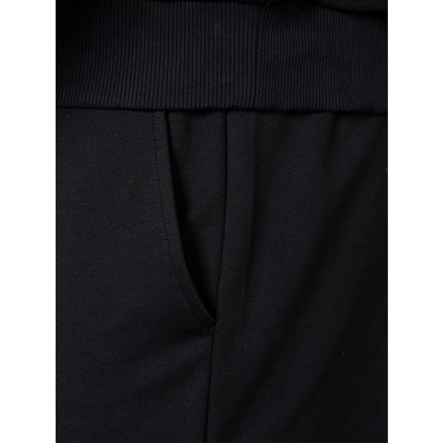 Bộ nỉ nam OWEN màu đen, bộ mặc nhà Thu đông dành cho nam chất liệu cotton cao cấp mã BMN221188