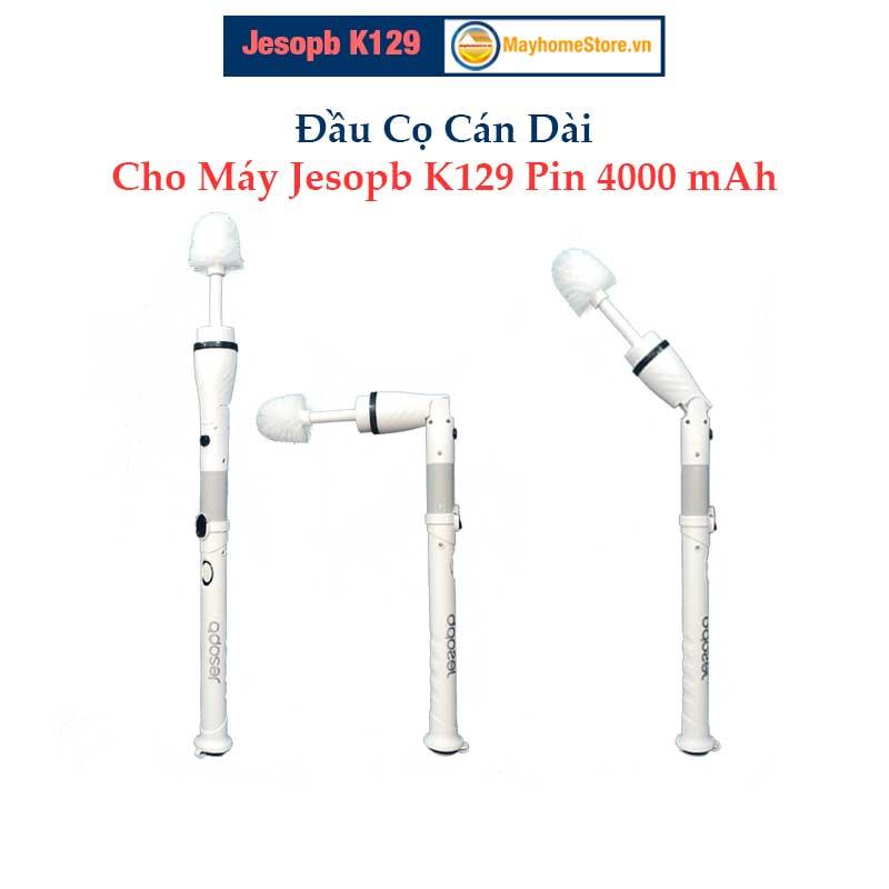 Đầu Cọ Cán Dài Cho Máy Cọ Rửa Vệ Sinh Nhà Tắm Jesopb K129 Pin 4000 mAh