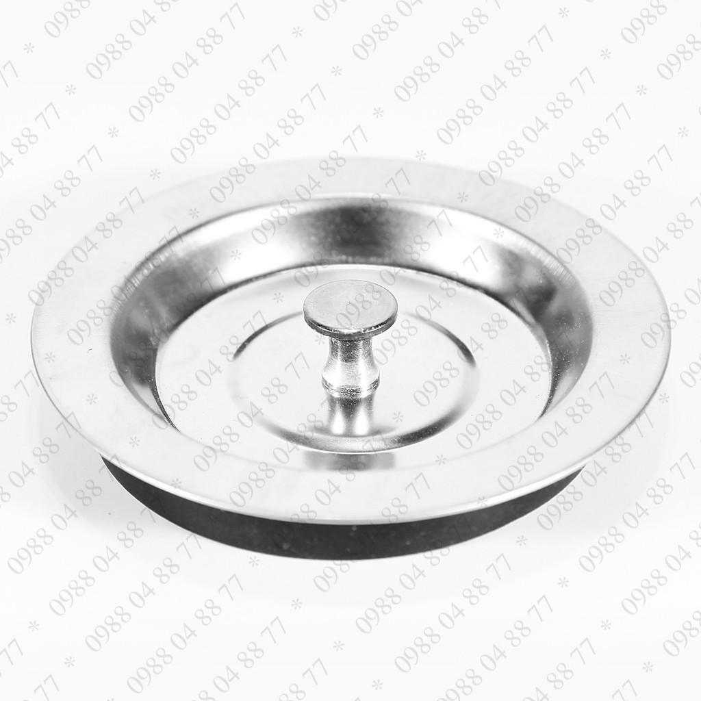 Combo lọc rác lồng sâu và nắp đậy bồn rửa chén inox