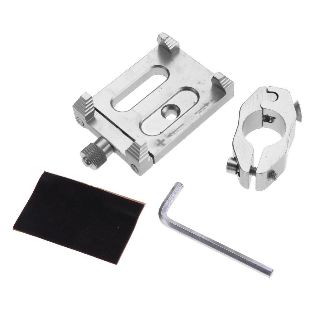 Motorcycle   Phone Holder, Aluminum Adjustable Phone Mount, Bike Handlebar  Phone Holder For
